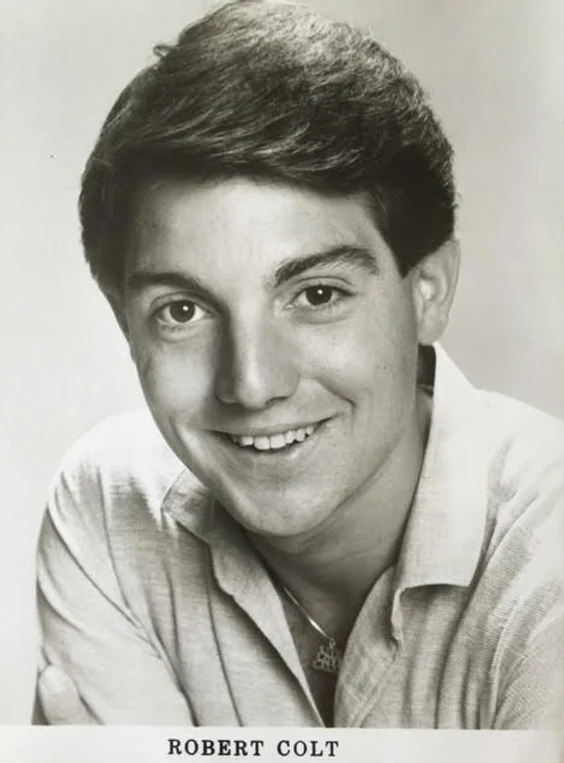 Robert Colt, early 1980s headshot, black and white